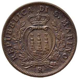 obverse: SAN MARINO. Vecchia monetazione (1864-1938) 10 centesimi 1937. Gig. 35; Pag. 375. Cu. BB