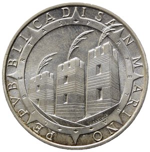 obverse: SAN MARINO. 1000 lire 1992. Ag. FDC