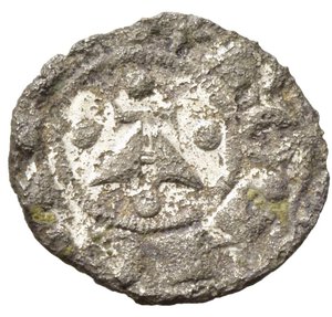 obverse: BOLOGNA. Repubblica, a nome di Enrico VI Imperatore (1191-1337). Bolognino piccolo Ag (0,50 g). MIR 2. qBB