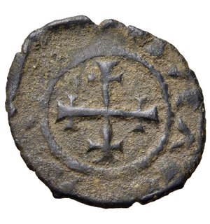 obverse: BRINDISI. Carlo I d Angiò (1266-1282) Denaro (g. 0,55). Mi   +BB