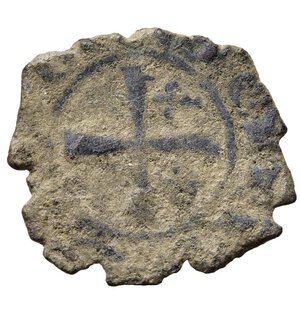 obverse: BRINDISI. Carlo I d Angiò (1266-1282) Denaro (g. 0,70). Mi   +BB