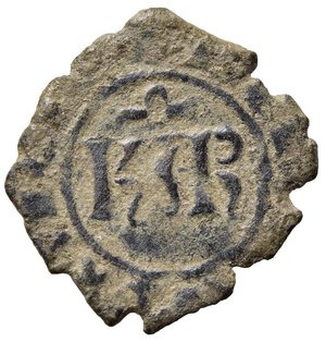 reverse: BRINDISI. Carlo I d Angiò (1266-1282) Denaro (g. 0,70). Mi   +BB