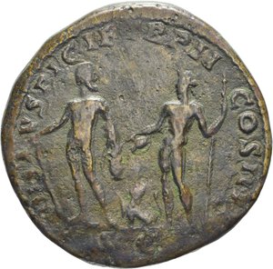 reverse: IMPERO ROMANO - SETTIMIO SEVERO, 193-211 d.C., SESTERZIO