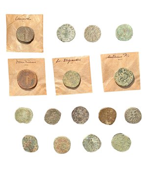 reverse: IMPERO ROMANO - Lotto di 16 sesterzi di epoca imperiale