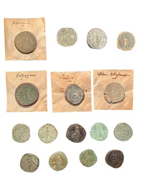 reverse: IMPERO ROMANO - Lotto di 16 sesterzi di epoca imperiale