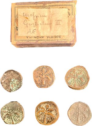 reverse: SICILIA - Lotto di 6 monete di bronzo di Guglielmo II