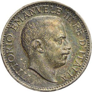 obverse: REGNO D ITALIA - Somalia, VITTORIO EMANUELE III, 1909-1925, 1/4 RUPIA 1910