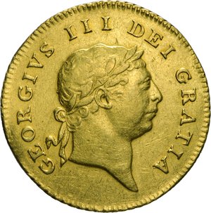 obverse: GRAN BRETAGNA - GIORGIO III, Half Pound 1810
