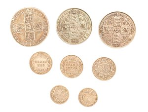reverse: GRAN BRETAGNA - Lotto di 8 monete della Gran Bretagna