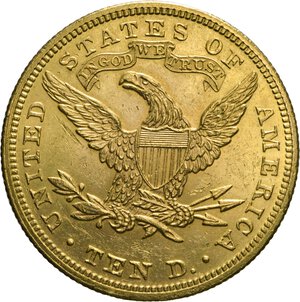 reverse: STATI UNITI D AMERICA - 10 Dollari 1899