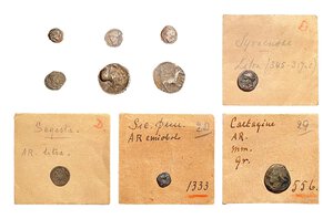 obverse: Lotto di 10 monete in argento del mondo greco e magno greco