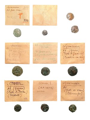 obverse: Lotto di 10 monete in bronzo del mondo greco e magno greco