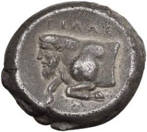 reverse: Gela. AR Tetradrachm, c. 420-415 AD