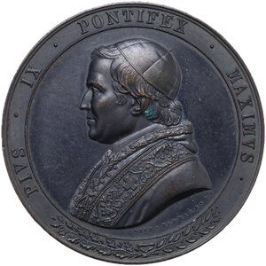 obverse: Pio IX  (1846-1878), Giovanni Mastai Ferretti. Medaglia A. XII offerta dall Università di Bologna al Pontefice in occasione della sua visita
