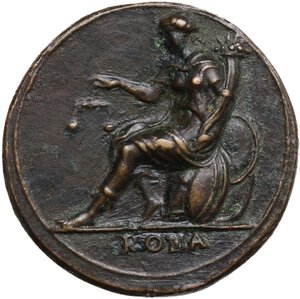 reverse: Marco Porcio Catone (c. 234 a.C. - 149 a.C.) . Medaglia s.d