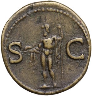 reverse: Agrippa (deceduto nel 12 a.C.). Medaglia al tipo dell asse