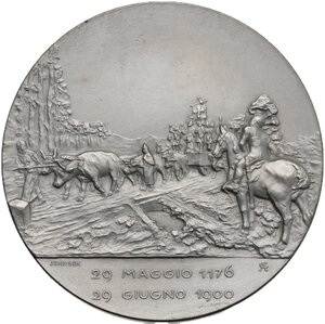 reverse: Medaglia 1900 per l anniversario della battaglia di Legnano