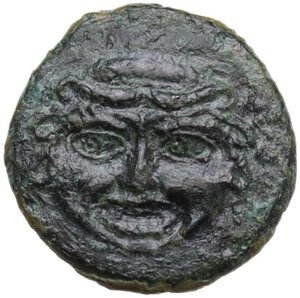 obverse: Kamarina. AE Onkia, c. 420-410 BC