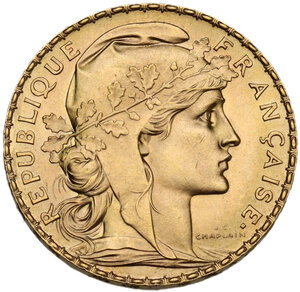 obverse: France.  Third republic (1870-1940).. 20 francs 1912