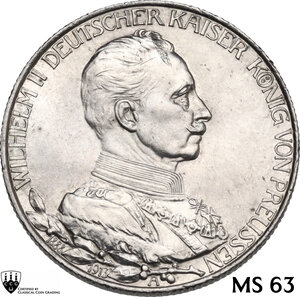 obverse: Germany.  Wilhelm II (1888-1918). 2 mark 1913 A, Berlin mint