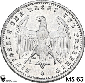 obverse: Germany.  Weimar Republic.. 200 mark 1923 F, Stuttgart mint