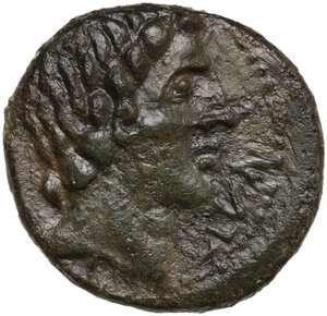 obverse: Morgantina.  The Hispani.. AE Unit, late 2nd-early 1st century BC