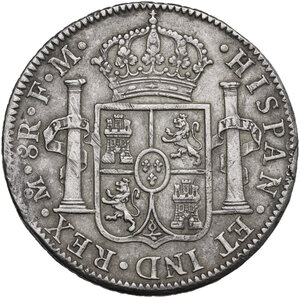 reverse: Mexico.  Charles IV of Spain(1788-1808).. 8 Reales 1794, Mo-FM, Mexico City mint