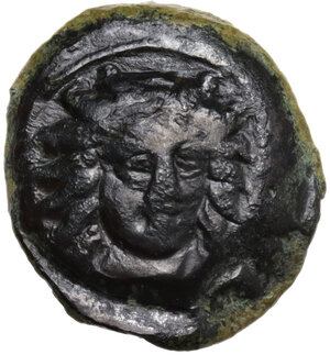 obverse: Motya. AE Hexas, c. 400-397 BC