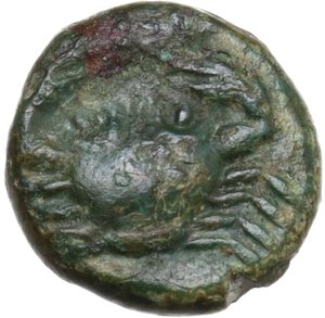 reverse: Motya. AE 12.5 mm. c. 400-397 BC