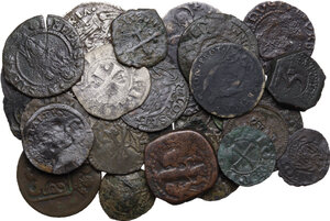 obverse: Lotto di trenta (30) monete di varie zecche ed epoche da classificare