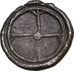 reverse: Syracuse.  Hieron I (478-466 BC).. AR Litra, c. 475-470 BC