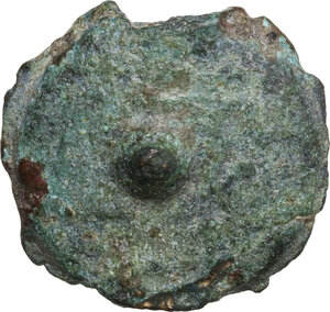 reverse: Dioscuri/Mercury series.. AE Cast Uncia, c. 280 BC