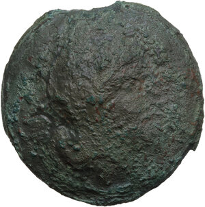 obverse: Roma/Wheel series.. AE Cast As, c. 230 BC