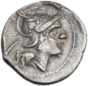 obverse: Anonymous. AR Quinarius, uncertain Campanian mint (Castra?), 215 BC