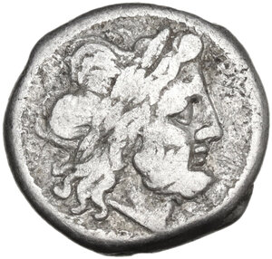 obverse: Cornucopiae series. AR Victoriatus, uncertain Campanian mint (Capua?), 208 BC
