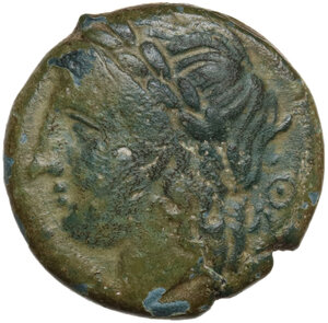 obverse: Central and Southern Campania, Neapolis. AE