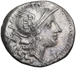 obverse: VAR series. Denarius, uncertain Spanish mint (Tarraco?), 207 BC