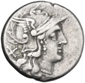 obverse: AN or AV series. AR Denarius, uncertain Spanish mint, 203 BC