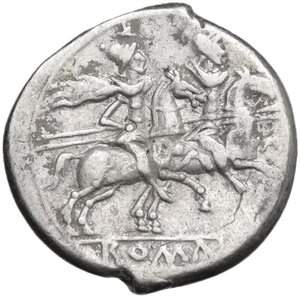 reverse: Anonymous. AR Denarius, uncertain Spanish mint, 204 BC