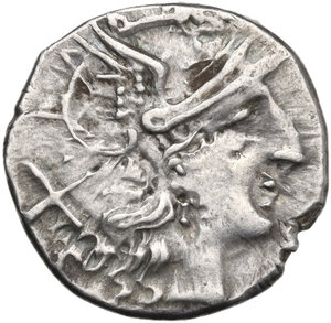 obverse: Anonymous. AR Denarius, uncertain Spanish mint (Tarraco?), 203 BC