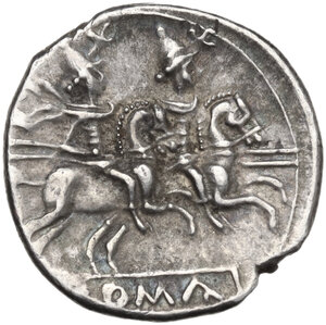 reverse: Anonymous. AR Denarius, uncertain Spanish mint (Tarraco?), 203 BC