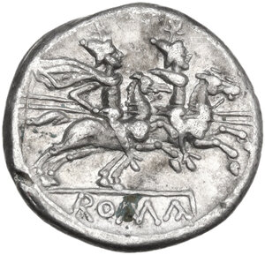 reverse: Anonymous. AR Denarius, uncertain Spanish mint (?), 160 BC