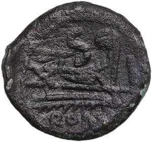 reverse: Anonymous. AE Semis, unofficial issue or contemporary forgery, c. 150 BC