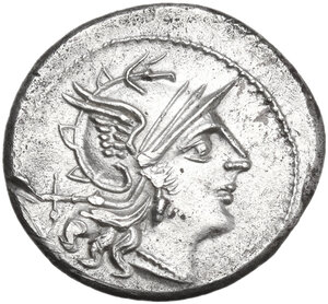 obverse: C. Maianius.. AR Denarius, 152 BC