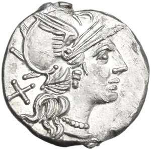 C. Valerius C.f. Flaccus.. AR Denarius, 140 BC