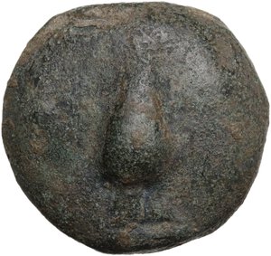 obverse: Northern Apulia, Luceria.  Heavy series.. AE Cast Uncia, c. 225-217 BC