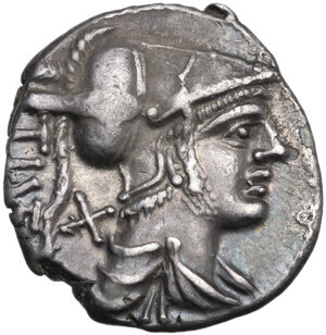 obverse: Ti. Veturius.. AR Denarius, 137 BC