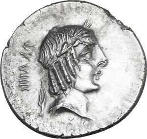 obverse: L. Calpurnius Piso Frugi.. AR Denarius, 90 BC