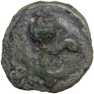 reverse: Northern Apulia, Luceria. Cast AE reduced Semuncia, c. 217-212 BC