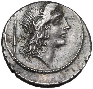 obverse: M. Plaetorius M. f. Cestianus.. AR Denarius, 69 BC